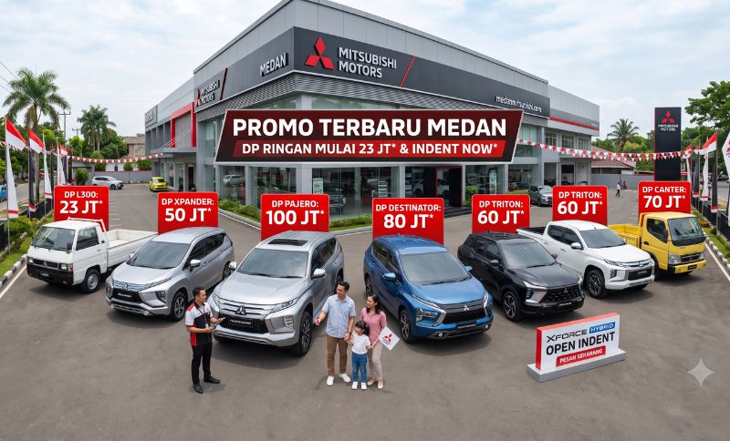 Promo Terbaru Mitsubishi Medan: DP Ringan & Angsuran Murah untuk Semua Tipe!